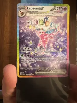 Pokemon Espeon ex EX Tera Holo Special Illustration Rare 155/131 270 HP 2025 - Image 4