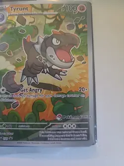 Pokemon - Tyrunt 070 Pokemon Center Stamp Black Star Promo SEALED - Image 2