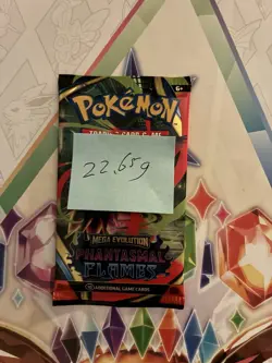 Heavy! 22.65g Pokemon TCG ME Phantasmal Flames Pack Sealed! - Image 2