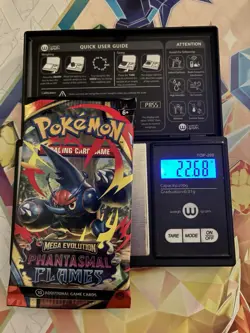 Heavy! 22.68g Pokemon TCG ME Phantasmal Flames Pack Sealed! - Image 1