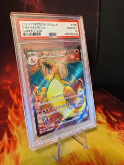 2023 Pokemon Japanese SV2a Pokemon 151 Super Rare #185 Charizard EX PSA 10 - Image 2