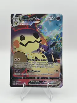 Pokemon TCG Mimikyu VMAX Ultra Rare Full Art Holo TG17/TG30 300 HP - Image 1
