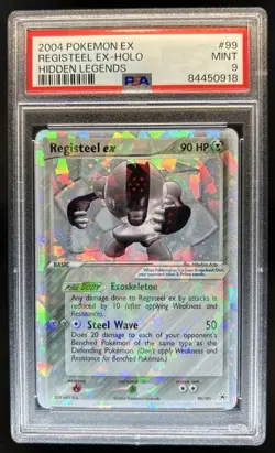 2004 Pokemon EX Hidden Legends Registeel Holo #99/101 PSA 9 - Image 1