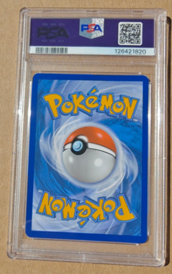 2025 Pokemon DRI EN Team Rockets's Meowth #203 PSA 8 NM-MT - Image 2