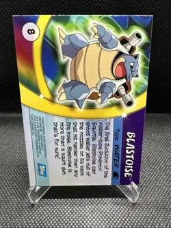 BLASTOISE #8 2004 Topps Pokemon Advanced Challenge - Image 2
