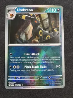 2025 Pokemon SV Prismatic Evolutions Umbreon Reverse Holo Poke Ball 059/131 - Image 1