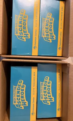 x4 Pokemon TCG: Ascended Heroes Pokemon Center ETB 🔥 - Image 1