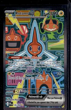 2025 Pokemon Phantasmal Flames Rotom ex Special Illustration Rare #126/094 - Image 1