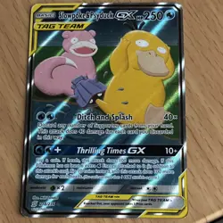 Pokemon Slowpoke & Psyduck gx tag team alt art read disc. - Image 1