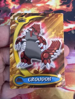 Groudon #33 Pokemon Topps Advanced Challenge 2004 RARE Vintage - Image 1