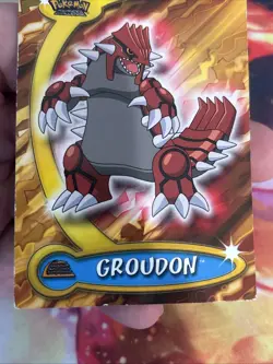 Groudon #33 Pokemon Topps Advanced Challenge 2004 RARE Vintage - Image 4