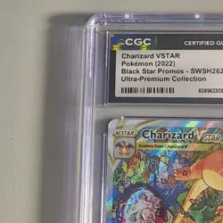 2022 Pokemon Charizard VSTAR SWSH262 Ultra Premium Collection CGC 9 Mint - Image 5