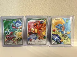 Pokemon First Partner Illustration Collection Kanto Trio - Image 1