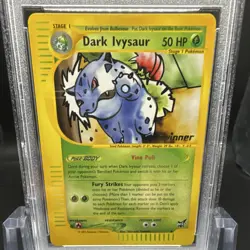 Pokemon Dark Ivysaur 6 Best of Game Winner Promo Regular PSA 9 2003 TCG - Image 3