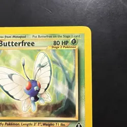 Pokemon Vintage Rare Butterfree 19/75 Neo Discovery WotC - Image 3