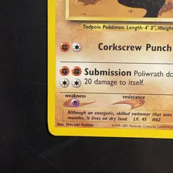 Pokemon Vintage Non-holo Rare Poliwrath Neo Discovery 28/75 WotC - Image 5