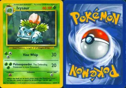 IVYSAUR 30/102 UNCOMMON BASE SET UNLIMITED POKEMON MP - Image 3