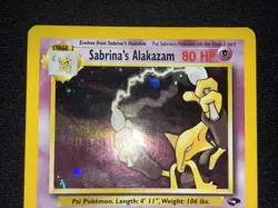 Sabrina's Alakazam 16/132 Holo - Pokemon Gym Challenge LP Vintage - Image 2