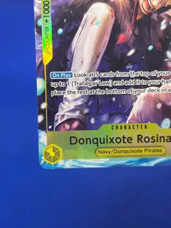 One Piece Azure Sea’s Seven Donquixote Rosinante OP12-108 Treasure Rare NM/LP - Image 5