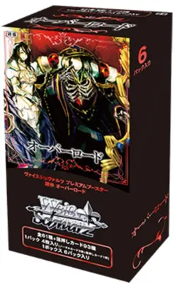 1box Weiss Schwarz Premium Booster Original Overlord Sealed Box in Japan New - Image 1