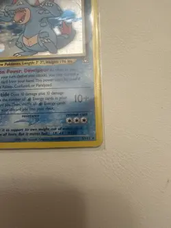 Feraligatr 1st Edition Holo Rare 5/111 Neo Genesis Pokemon Card Damaged - Image 5