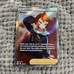 Pokemon Arezu 189/196 Swsh11: Lost Origin Ultra Rare Full Art Holo Trainer Card - Image 1