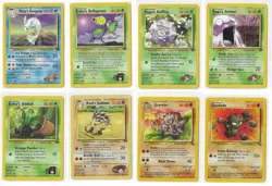 Vintage Pokemon 47 Cards Lot Gym Heroes Gym Challenge Fossil Jungle Base MP-NM - Image 2