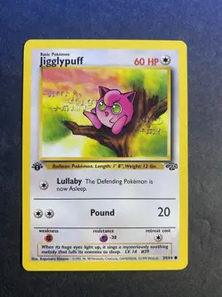 Jigglypuff 1st Edition Vintage 1999 Jungle Set Pokemon Card 54/64. - Image 1