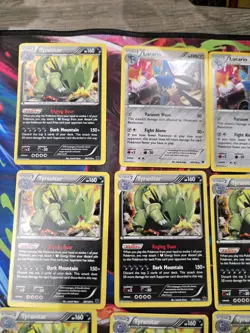 Tyranitar + Lucario 20 Card Lot Knockout Collection Pokemon XY #56 And #63 LP - Image 2