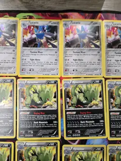 Tyranitar + Lucario 20 Card Lot Knockout Collection Pokemon XY #56 And #63 LP - Image 3