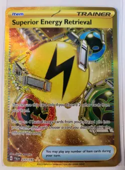 Superior Energy Retrieval Pokemon Card (Paldea Evolved Set, 277/193, NM) - Image 1