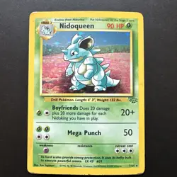 Pokemon Jungle Nidoqueen Holo Rare Card 7/64 Unlimited 90 HP Wizards 1999 - Image 1