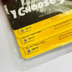 2017 Pokemon The Movie "I Choose You" Ash's Pikachu 3 card pack Factory Sealed - Image 2