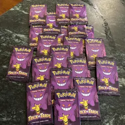 Pokemon TCG Halloween Trick or Trade Treat Booster Card Lot Of 20 mini Packs - Image 1