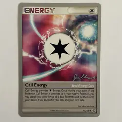 2008 Pokemon Majestic Dawn 92/100 Call Energy, 2008 World Championships NM Card - Image 1