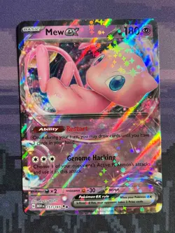 Mew ex 151/165 Pokemon 151 Double Rare Card Near Mint NM 1 - Image 1