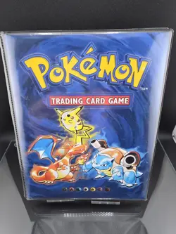 Pokemon Card Album, 1999 Wizards of the Coast 4-Pocket Album Binder 742818083201 - Image 1