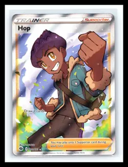 💥 Pokemon Card 2020 Hop Champion's Path Full Art Holo Card 073/073 - Image 1