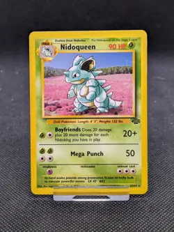 Nidoqueen 23/64 Non Holo Jungle Set Rare Pokemon Card WOTC LP EXCELLENT - Image 1