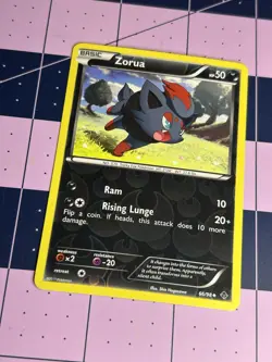 Pokemon TCG Zorua Black & White Emerging Powers Reverse Holo Uncommon Card 66/98 - Image 1