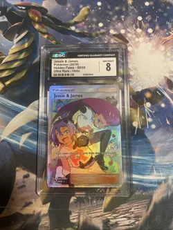 Pokemon TCG Jessie & James Trainer Full Art Ultra Rare Card 68/68 Hidden Fates - Image 1