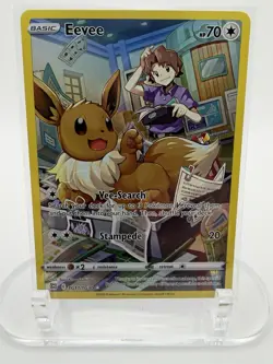 Pokemon TCG Cards Eevee TG11/TG30 Brilliant Stars Full Art Trainer Gallery NM-M - Image 1