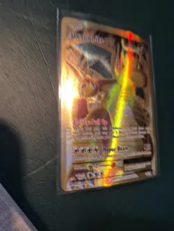 2016 Dragonite EX 106/108 Full Art Golden Holo XY Evolutions Card NM - Image 1