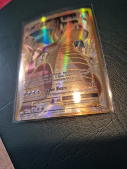 2016 Dragonite EX 106/108 Full Art Golden Holo XY Evolutions Card NM - Image 2