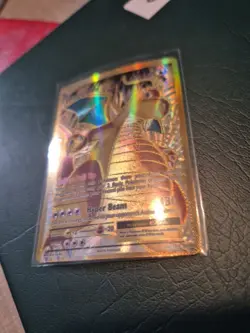 2016 Dragonite EX 106/108 Full Art Golden Holo XY Evolutions Card NM - Image 4
