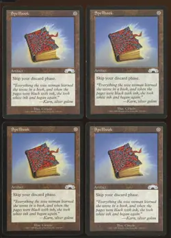 4x Spellbook Uncommon Ex/Pl Exodus Playset Magic the Gathering MTG - Image 1