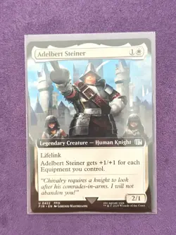 Adelbert Steiner (Extended Art) Final Fantasy, FIN, NM MTG - Image 1