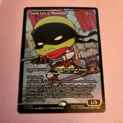 MTG: Teenage Mutant Ninja Turtles - Dark Leo & Shredder #289 - Showcase Foil N/M - Image 1
