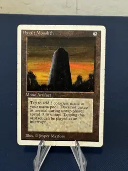 MTG - Magic The Gathering - Basalt Monolith - Unlimited - LP/EX! - Image 1