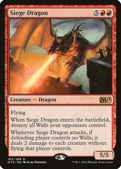 2x Siege Dragon - Foil Magic 2015 MP MTG - Image 1